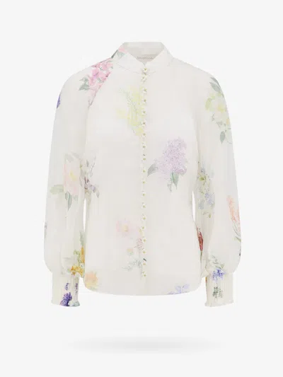 Zimmermann Blouse With Floral Pattern In Multicolour