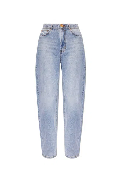 Zimmermann Natura Oversize Barrel Jeans In Denim