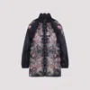 Zimmermann Rhiannon Billow Blue Blouse With High Neck And All-over Paisley Print In Ramie Woman In Blue