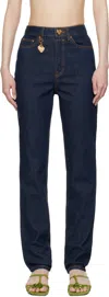 Zimmermann Navy Crush Skinny Jeans In Nhtsky Night Sky