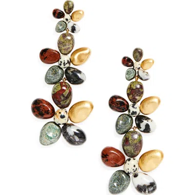 Zimmermann Norma Stone Dangle Drop Earrings In Multi