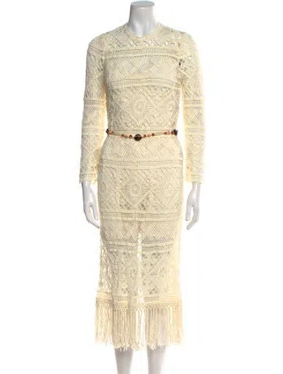 Pre-owned Zimmermann Nylon Long Dress In Neutral