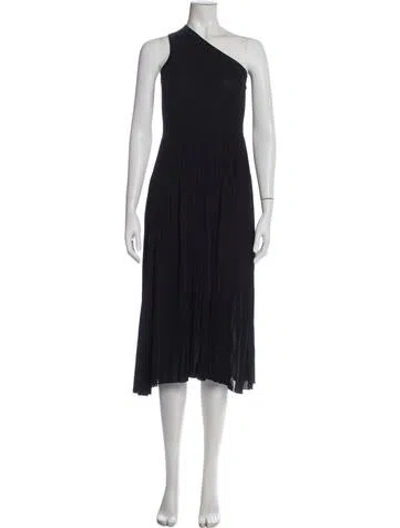 Pre-owned Zimmermann Nylon Midi Length Dress In Blue