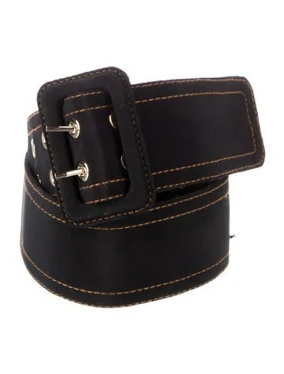 Pre-owned Zimmermann Nylon Waist Belt In Black