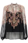 ZIMMERMANN OF PRODUCT IN CHIFFON BLOUSE