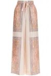 Zimmermann Paisley Print Drawstring Track Pants In Neutro
