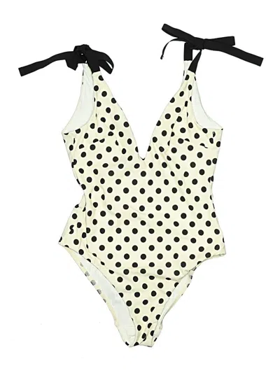 Pre-owned Zimmermann One Piece Swimsuit In Ivory