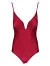 Zimmermann Womens Ruby Wylie Plunge Swimsuit Xs