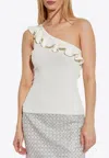 Zimmermann Top Asymétrique Rhiannon In White