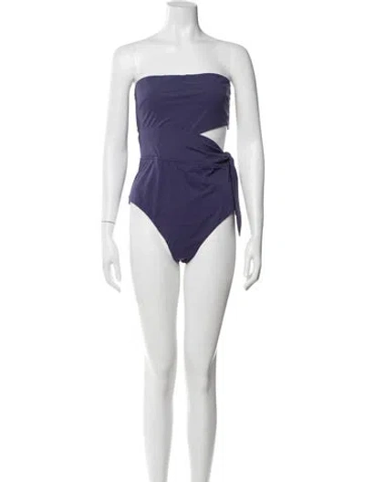 Pre-owned Zimmermann One-piece W/ Tags In Blue