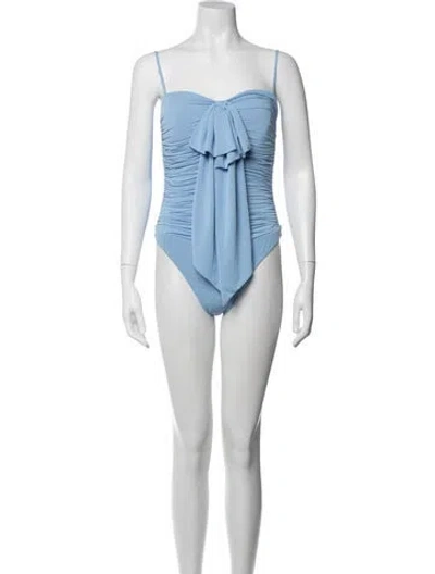 Pre-owned Zimmermann One-piece W/ Tags In Blue