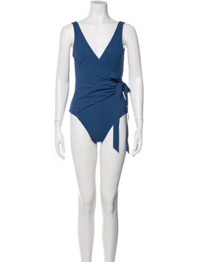 Pre-owned Zimmermann One-piece W/ Tags In Blue
