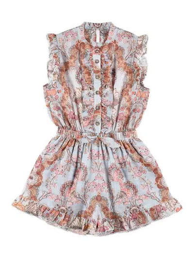 Zimmermann Kids' Onesie With Print In Multi