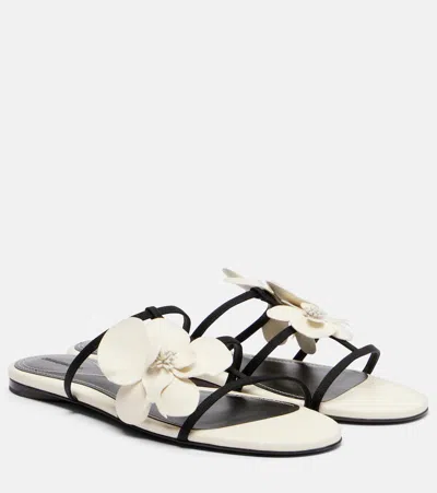 ZIMMERMANN ORCHID LEATHER SANDALS