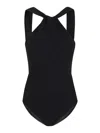 Zimmermann Ottie One-piece Swimsuit In Lycra In Black