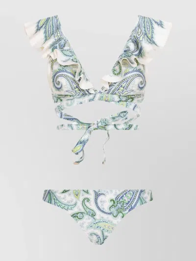 ZIMMERMANN OTTIE WRAP RUFFLE BIKINI