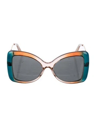 Pre-owned Zimmermann Oversize Tinted Sunglasses In Neutrals