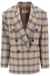 ZIMMERMANN OVERSIZED LUMINOSITY JACKET WITH CHECK MOTIF