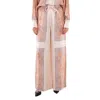 Zimmermann Paisley Print Drawstring Track Pants In Pink