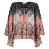 Zimmermann Paisley Print Silk Blouse With Hemline In Pink