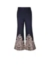 Zimmermann Natura Paisley-print Linen Flared Pants In Blue