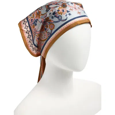 Zimmermann Paisley Silk Headscarf In Brown