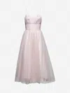 Zimmermann Pale Pink Tulle Midi Dress