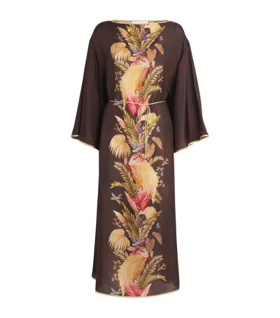 Zimmermann Ascension Tunic Printed Silk Midi Dress In Multi