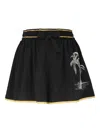 Zimmermann Palm Tree-print Skirt In Black