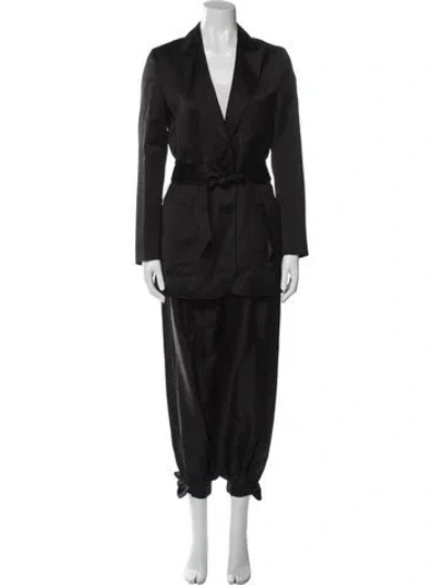 Pre-owned Zimmermann Pant Set In Black