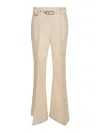 Zimmermann Eden Wide Leg Pant In Cream