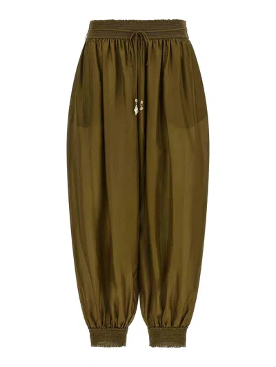 Zimmermann Pantalón Casual - Verde In Brown