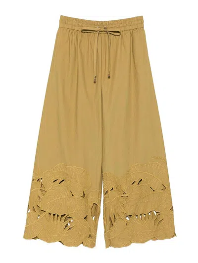 Zimmermann Pantalón Casual - Verde In Yellow