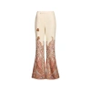 Zimmermann Rhiannon Flare Pant Cream Paisley In Multi
