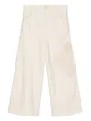 Zimmermann Pantaloni Con Applicazione A Fiore In Beige