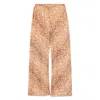 Zimmermann Mid-rise Tan Leopard Cotton Cascadian Bias Pants In Animal Print