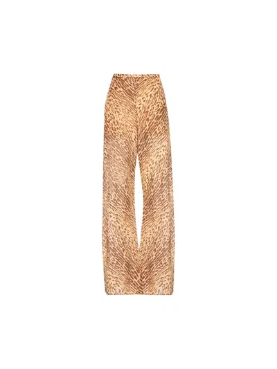 Zimmermann Pants In Animal Print