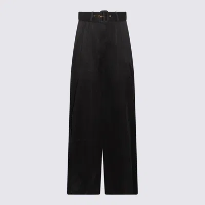 Zimmermann Black Silk Pants