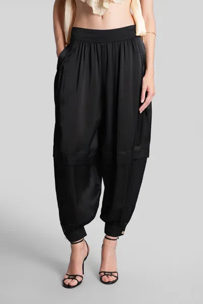 ZIMMERMANN PANTS IN BLACK SILK