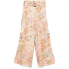 Zimmermann Illuminate Cargo Pants In Orange