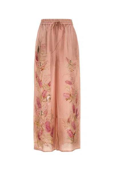 Zimmermann Pants In Pink