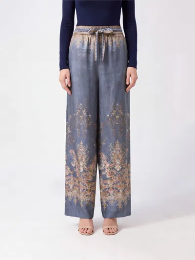 Zimmermann Pants Woman Color Blue