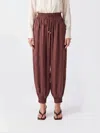 Zimmermann Brown Relaxed Drawstring Pants In Brown