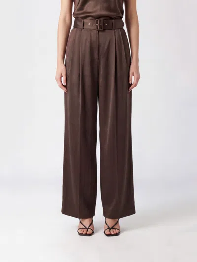 Zimmermann Pants Woman Color Cocoa In Brown