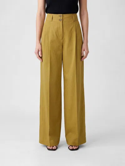 Zimmermann Pants Woman In Gold