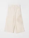 Zimmermann Pantaloni Con Applicazione A Fiore In Beige