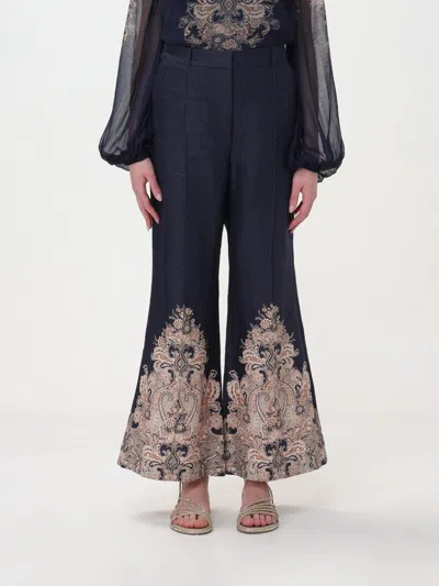 Zimmermann Pants  Woman Color Blue