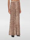 Zimmermann Womens Chocolate Leopard Leopard Print Flared-leg High-rise Crepe Trousers In Braun