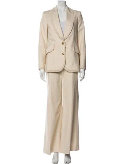 Pre-owned Zimmermann Pantsuit In Neutral