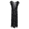Zimmermann Paradiso Floral Print Jumpsuit In Multicolor Silk In Black